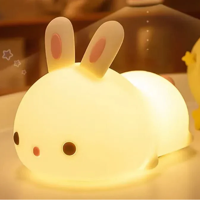 Veilleuse Lapin Apaisante – Aide votre enfant à s’endormir facilement 😴
